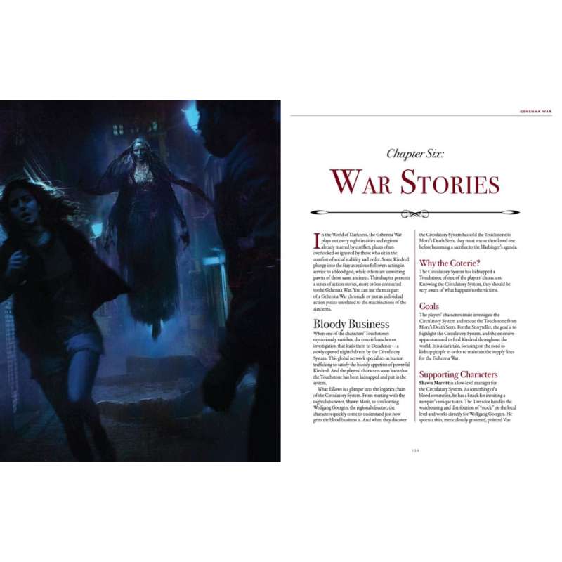SPOTT-GR Vampire: The Masquerade 5th Edition - RPG Βιβλίο Κανόνων (Core Rulebook) Gehenna War Sourcebook (Αγγλική Έκδοση)