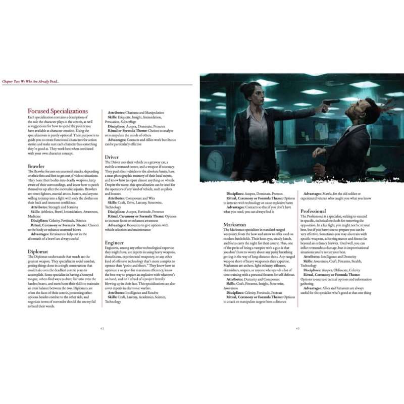 SPOTT-GR Vampire: The Masquerade 5th Edition - RPG Βιβλίο Κανόνων (Core Rulebook) Gehenna War Sourcebook (Αγγλική Έκδοση)