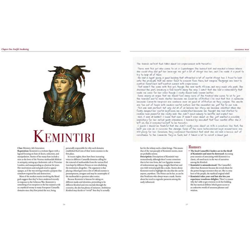 SPOTT-GR Vampire: The Masquerade 5th Edition - RPG Βιβλίο Κανόνων (Core Rulebook) Gehenna War Sourcebook (Αγγλική Έκδοση)