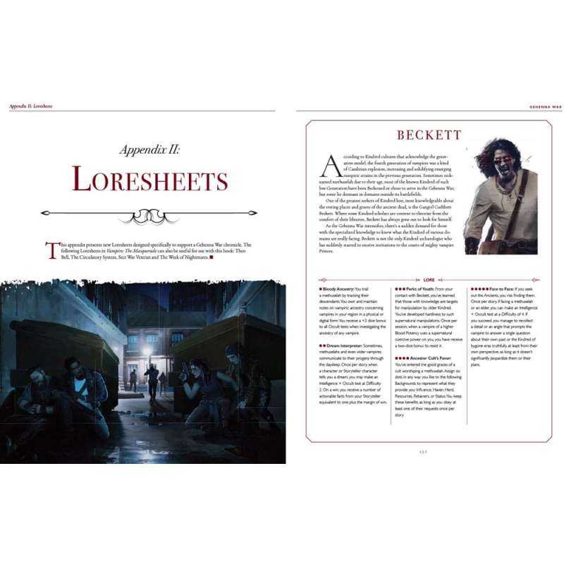 SPOTT-GR Vampire: The Masquerade 5th Edition - RPG Βιβλίο Κανόνων (Core Rulebook) Gehenna War Sourcebook (Αγγλική Έκδοση)