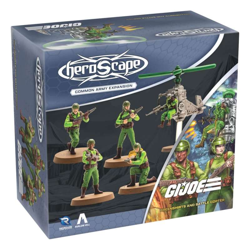 SPOTT-GR G.I.Joe Heroscape Army Expansion Greenshirts & Battle Copter (Common) (Αγγλική Έκδοση)