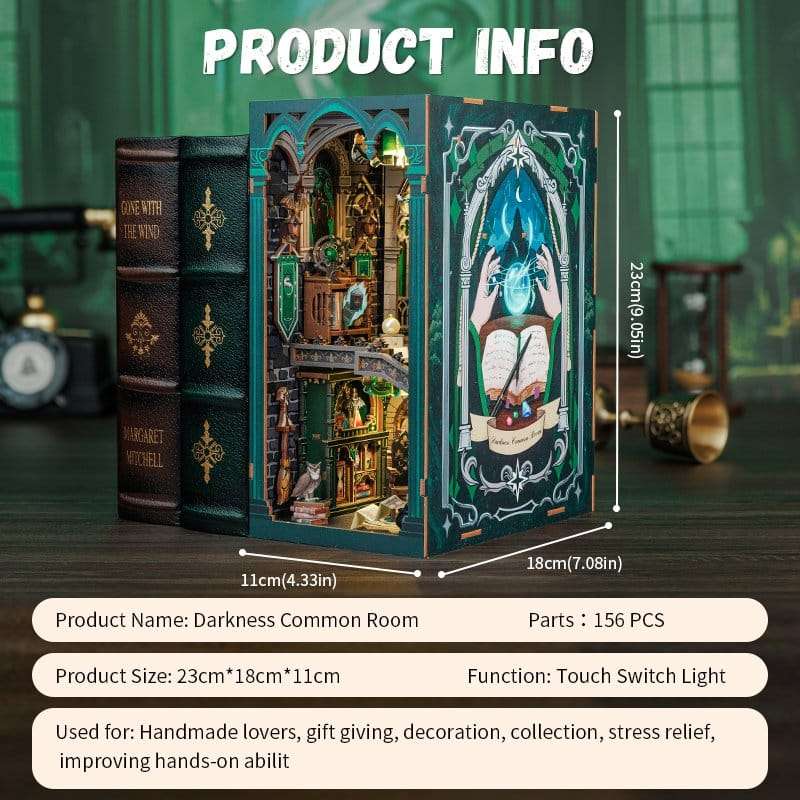 SPOTT-GR Book Nook - Κιτ Μοντελισμού Darkness Common Room με Διαστάσεις 23 x 11cm