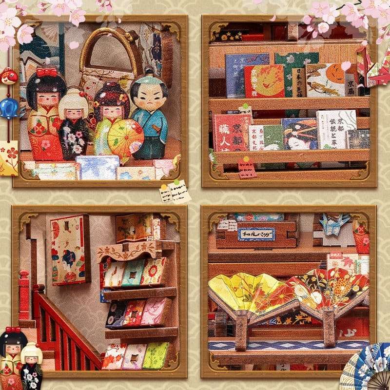 SPOTT-GR Miniature House - Κιτ Μοντελισμού Tsukino Eogi-dou με Διαστάσεις 19 x 14cm