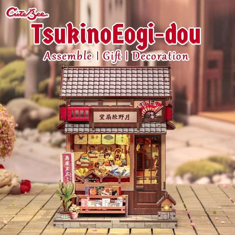 SPOTT-GR Miniature House - Κιτ Μοντελισμού Tsukino Eogi-dou με Διαστάσεις 19 x 14cm