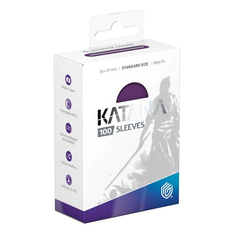 SPOTT-GR Ultimate Guard Katana Sleeves Standard Size (100) - Iris Bloom