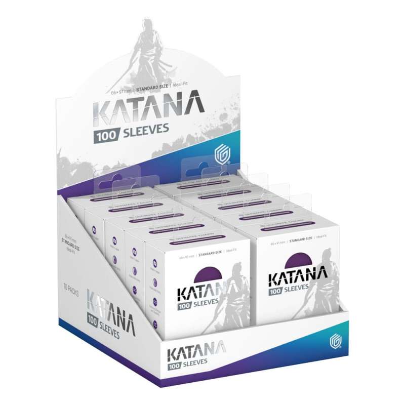 SPOTT-GR Ultimate Guard Katana Sleeves Standard Size (100) - Iris Bloom