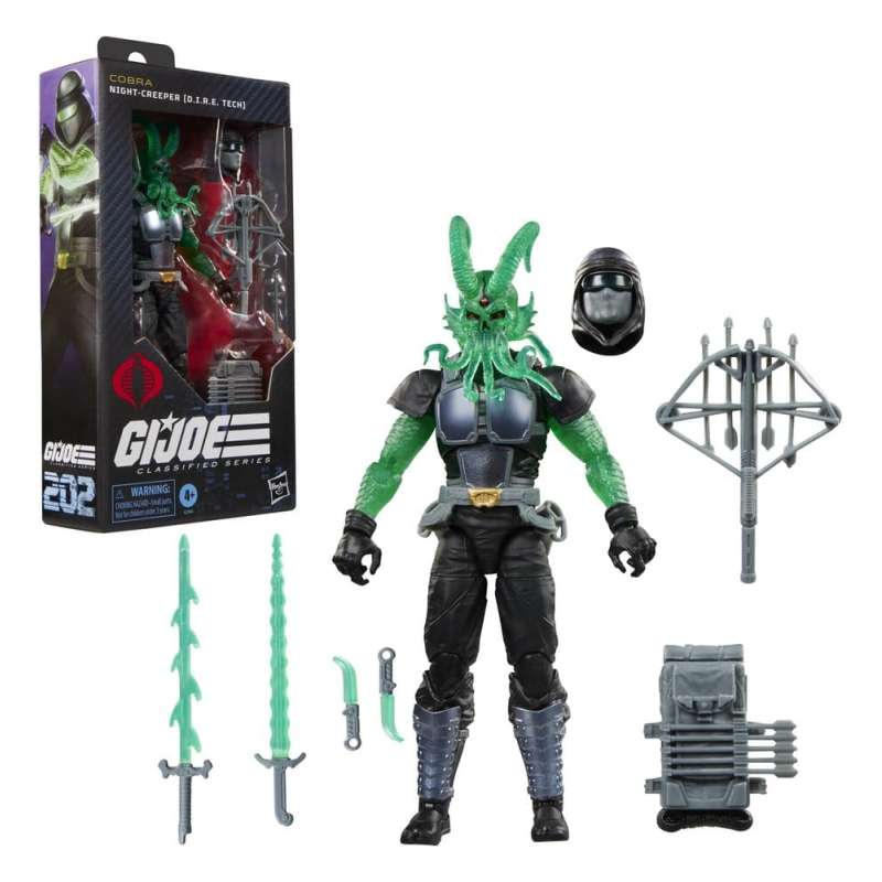 SPOTT-GR G.I. Joe Classified Series - Φιγούρα Δράσης #202 Night-Creeper (D.I.R.E. Tech) με Ύψος 15cm