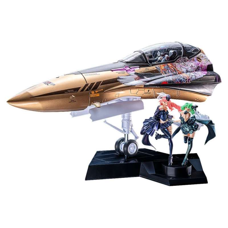 SPOTT-GR Macross Frontier - Φιγούρα Μοντελισμού PLAMAX MF-98: Minimum Factory Fighter Nose Collection YF-29 Galaxy Set με Ύψος 34cm