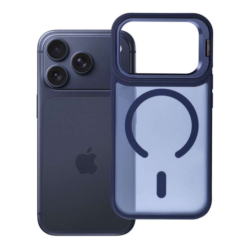 SPOTT-GR Forcell F-Protect Shadow Stand Premium - Θήκη για Apple iPhone 17 Pro με Υποστήριξη MagSafe σε Μπλε Χρώμα
