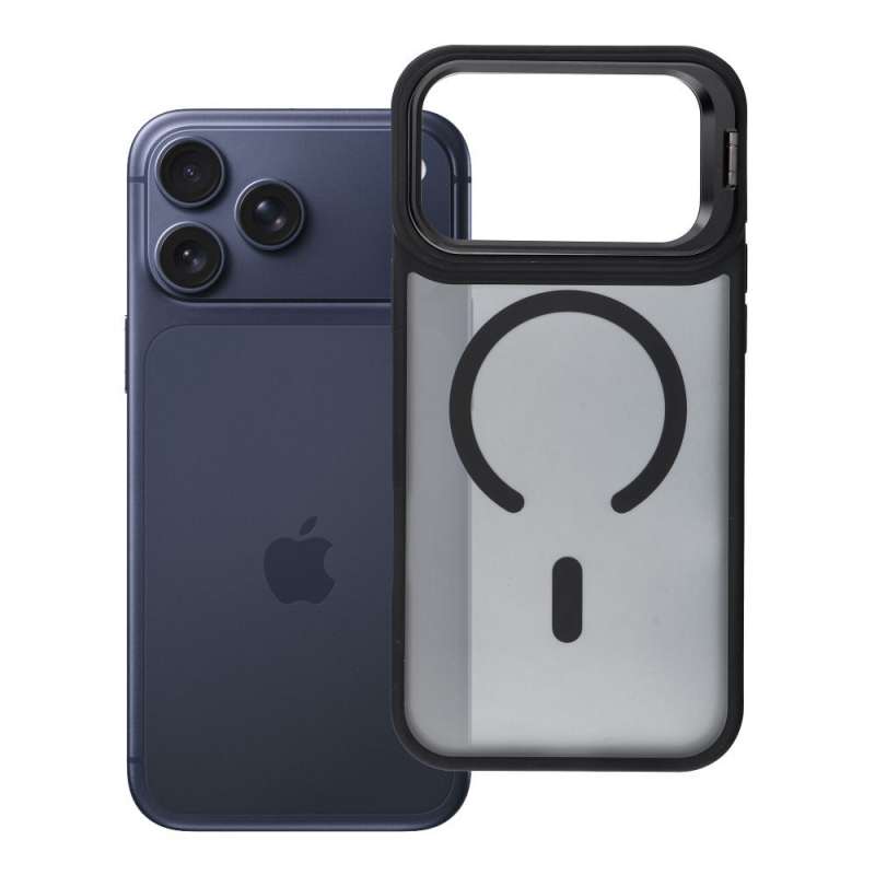 SPOTT-GR Forcell F-Protect Shadow Stand Premium - Θήκη για Apple iPhone 17 Pro Max με Υποστήριξη MagSafe σε Μαύρο Χρώμα
