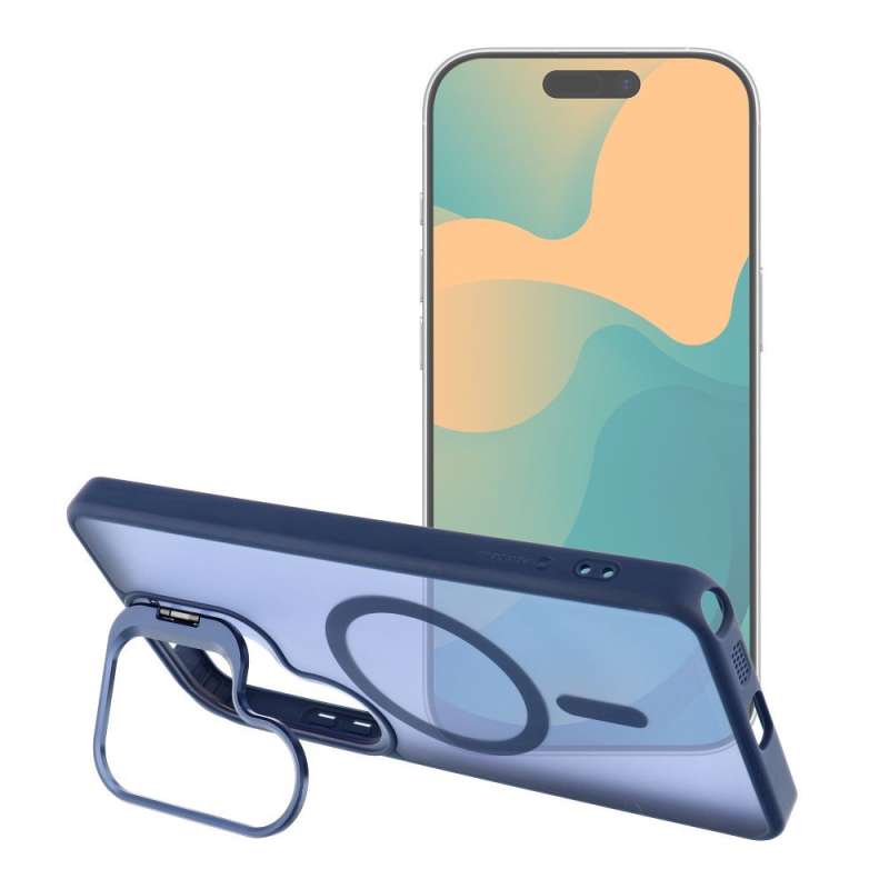SPOTT-GR Forcell F-Protect Shadow Stand Premium - Θήκη για Samsung Galaxy A37 με Υποστήριξη MagSafe σε Μπλε Χρώμα