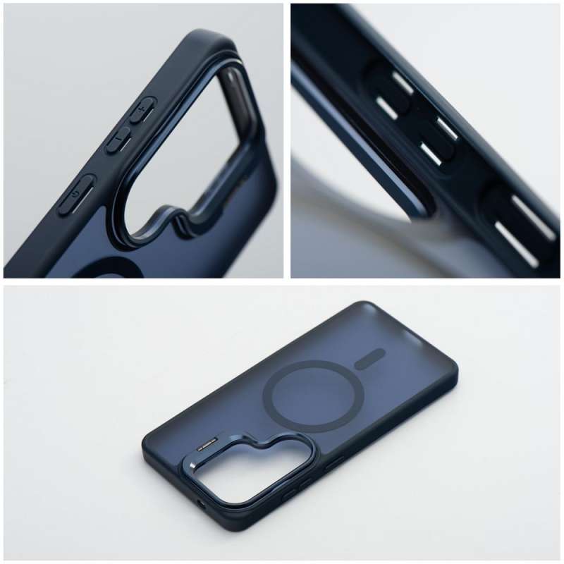 SPOTT-GR Forcell F-Protect Shadow Stand Premium - Θήκη για Samsung Galaxy A37 με Υποστήριξη MagSafe σε Μπλε Χρώμα