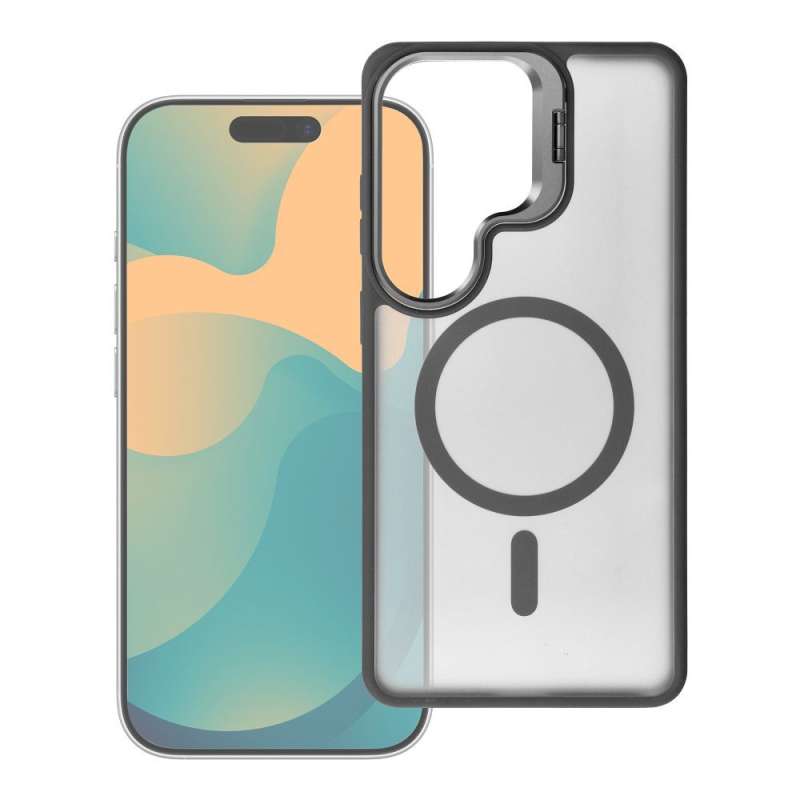 SPOTT-GR Forcell F-Protect Shadow Stand Premium - Θήκη για Samsung Galaxy A37 με Υποστήριξη MagSafe σε Μαύρο Χρώμα