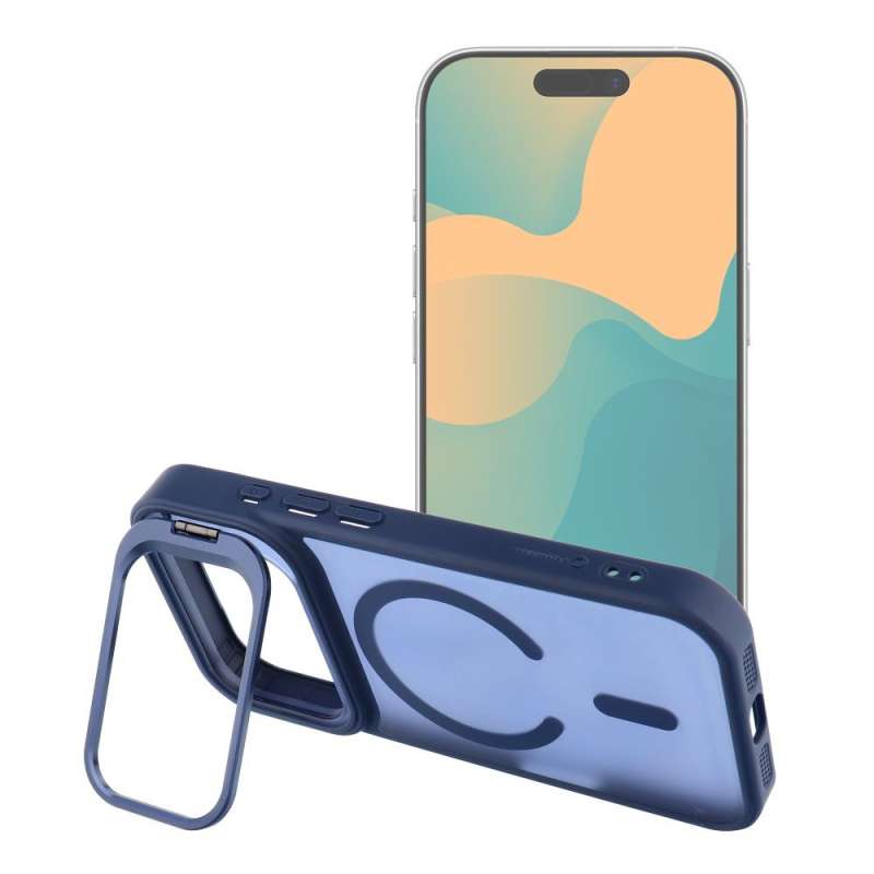 SPOTT-GR Forcell F-Protect Shadow Stand Premium - Θήκη για Apple iPhone 17 Pro Max με Υποστήριξη MagSafe σε Μπλε Χρώμα