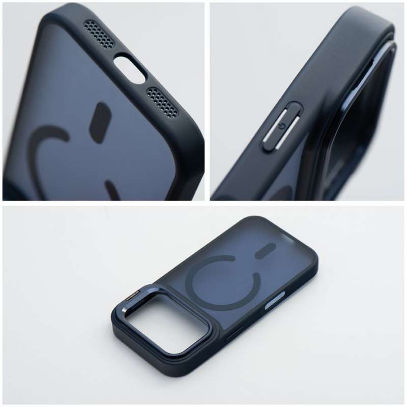 SPOTT-GR Forcell F-Protect Shadow Stand Premium - Θήκη για Apple iPhone 17 Pro Max με Υποστήριξη MagSafe σε Μπλε Χρώμα