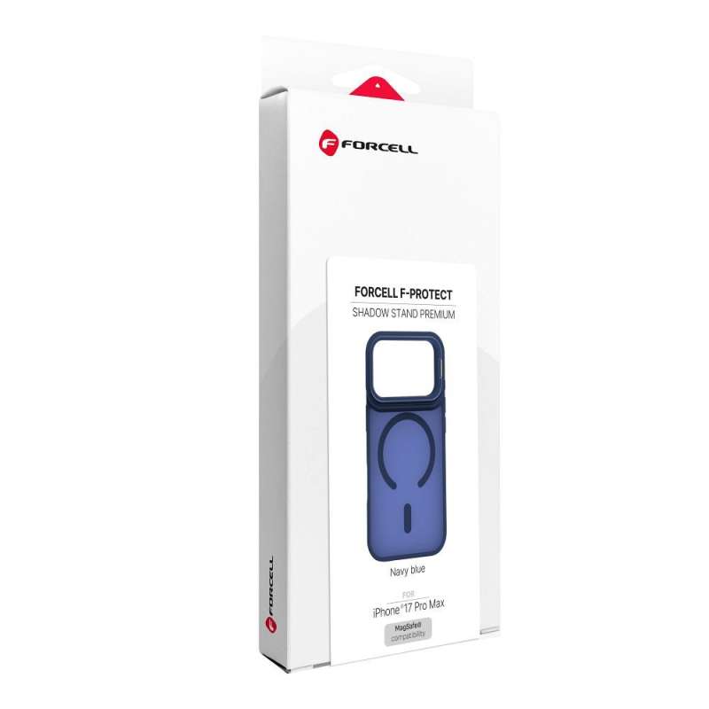 SPOTT-GR Forcell F-Protect Shadow Stand Premium - Θήκη για Apple iPhone 17 Pro Max με Υποστήριξη MagSafe σε Μπλε Χρώμα