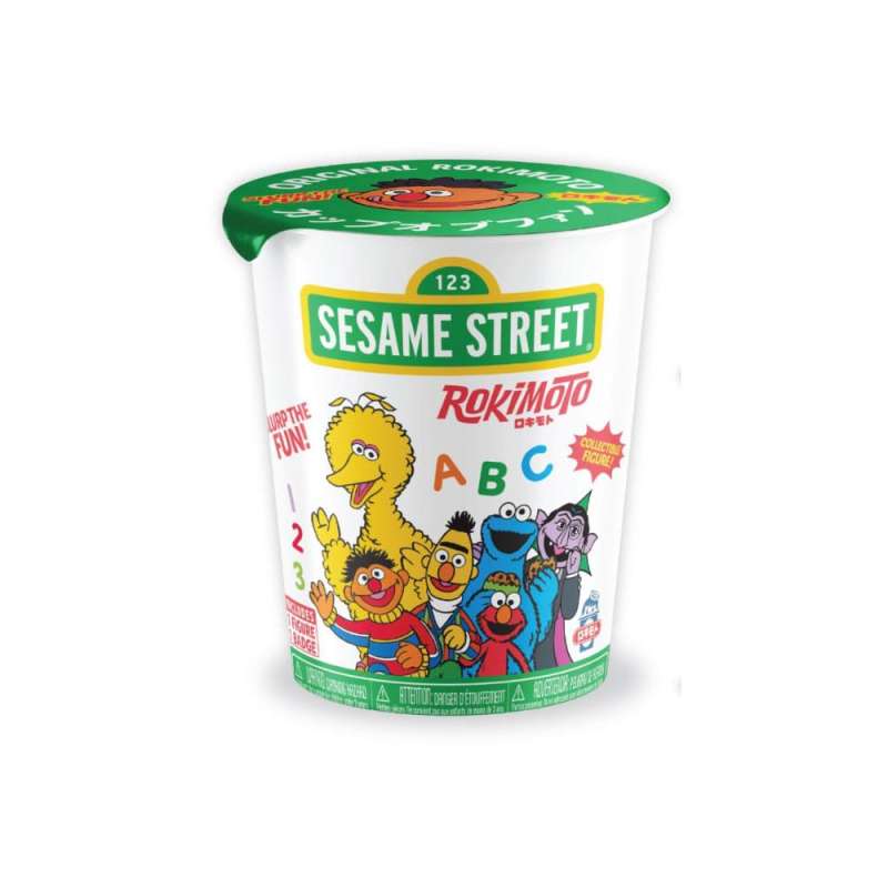 SPOTT-GR Sesame Street Rokimoto Cup of Fun - Blind Box με Φιγούρες και Ύψος 10cm Wave 1 Display (Σετ 12 Τεμάχια)
