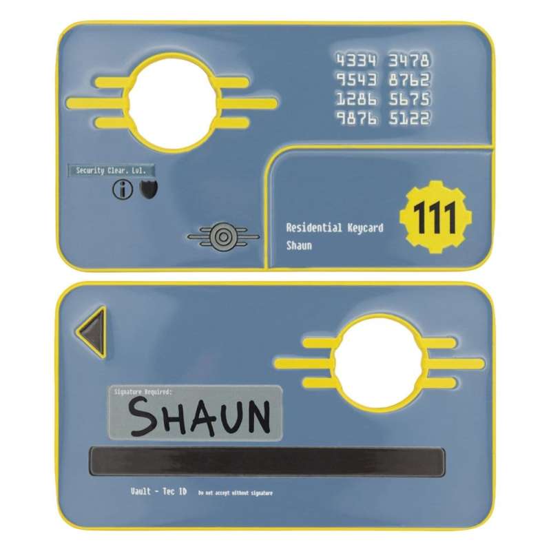 SPOTT-GR Fallout - Ρέπλικα Security Keycard Vault 111 Limited Edition με Ύψος 11cm