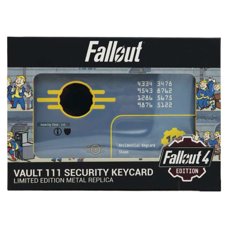 SPOTT-GR Fallout - Ρέπλικα Security Keycard Vault 111 Limited Edition με Ύψος 11cm