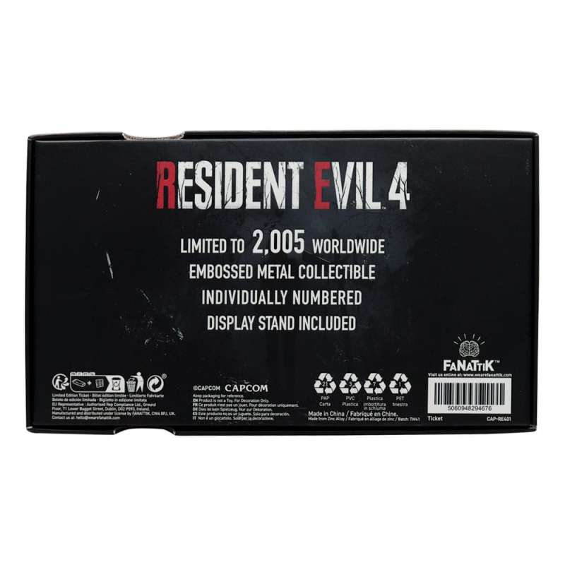 SPOTT-GR Resident Evil 4 - Ρέπλικα (Αναλογία 1/1) Metal Exclusive Upgrade Ticket