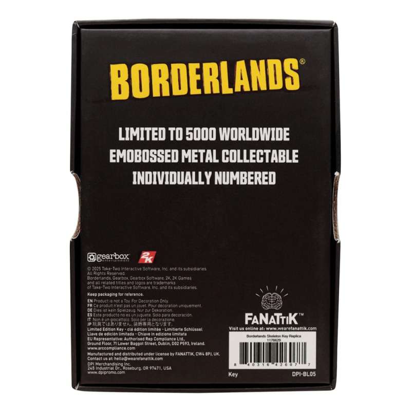 SPOTT-GR Borderlands - Ρέπλικα Gold Key