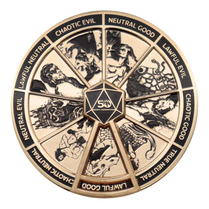 SPOTT-GR Dungeons & Dragons - Κονκάρδα Alignment Spinner Coloured Limited Edition