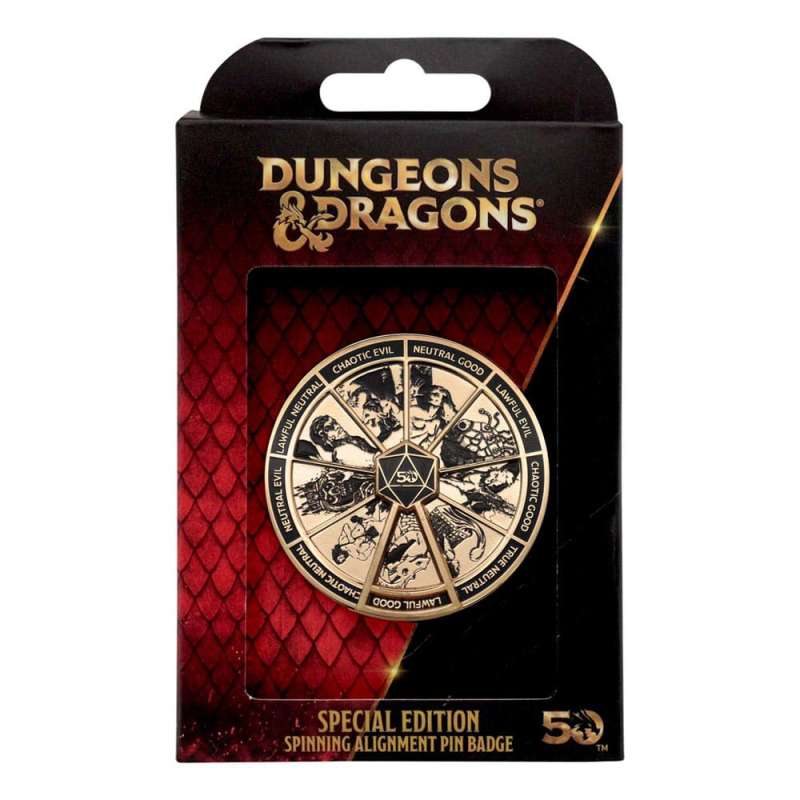 SPOTT-GR Dungeons & Dragons - Κονκάρδα Alignment Spinner Coloured Limited Edition