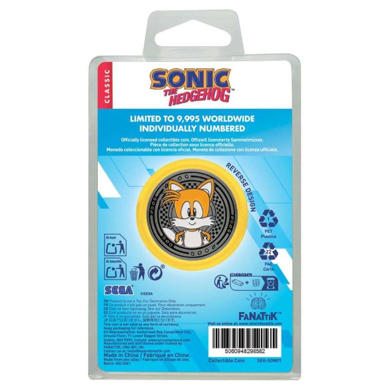 SPOTT-GR Sonic - Συλλεκτικό Κέρμα The Hedgehog Sonic & Tails