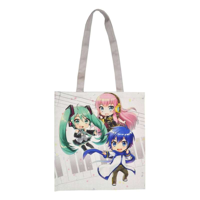 SPOTT-GR Hatsune Miku - Τσάντα Ώμου Chibi Piapro Characters σε Άσπρο Χρώμα