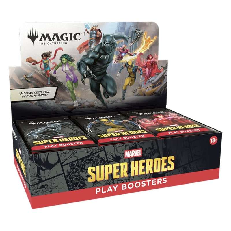 SPOTT-GR Magic the Gathering Marvel Super Heroes Play Booster Display (Σετ 30 Τεμάχια) (Αγγλική Έκδοση)
