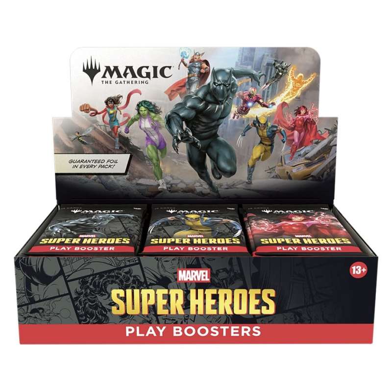 SPOTT-GR Magic the Gathering Marvel Super Heroes Play Booster Display (Σετ 30 Τεμάχια) (Αγγλική Έκδοση)