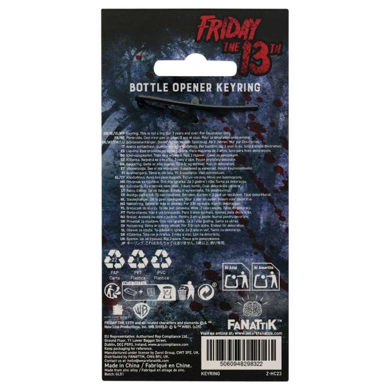 SPOTT-GR Friday the 13th - Μπρελόκ με Ανοικτήρι Hockey Mask
