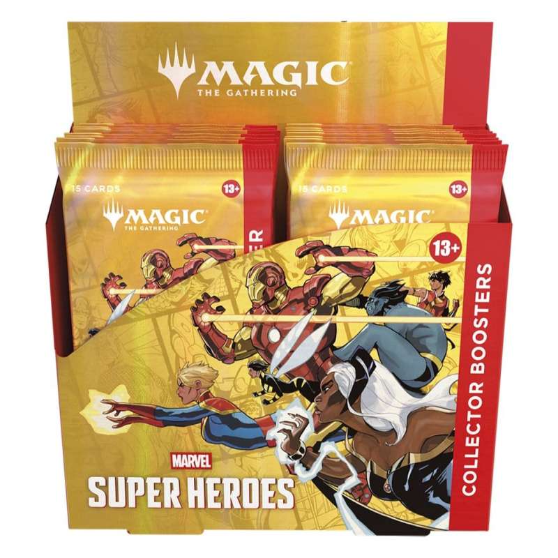 SPOTT-GR Magic the Gathering Marvel Super Heroes Collector Booster Display (Σετ 12 Τεμάχια) (Αγγλική Έκδοση)