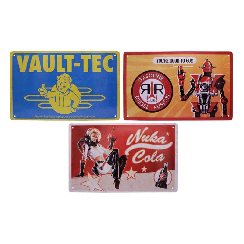 SPOTT-GR Διακοσμητικά Πλακίδια Fallout Brands (3-Pack)