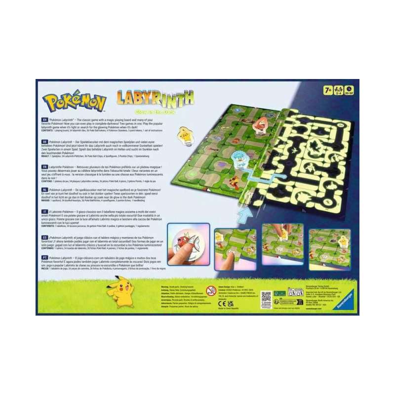 SPOTT-GR Pokémon Επιτραπέζιο Παιχνίδι Labyrinth Glow in the Dark