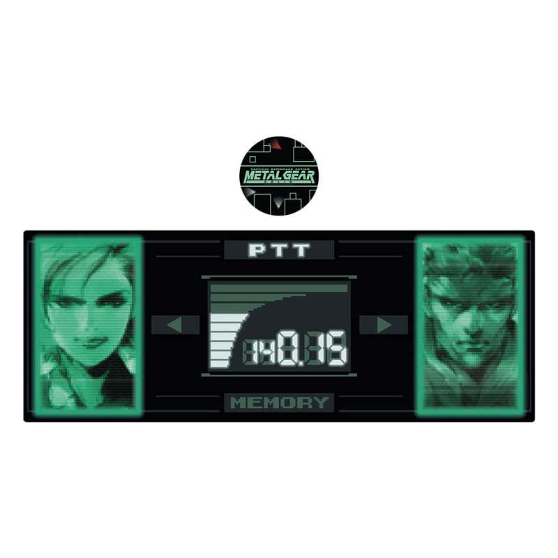 SPOTT-GR Metal Gear Solid - Mouse Pad Snake x Raiden Limited Edition με Διάσταση 800 x 300mm Σετ με Σουβέρ σε Μαύρο Χρώμα
