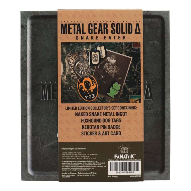 SPOTT-GR Metal Gear Solid Premium - Σετ Κονκάρδες Delta Collectors Limited Edition