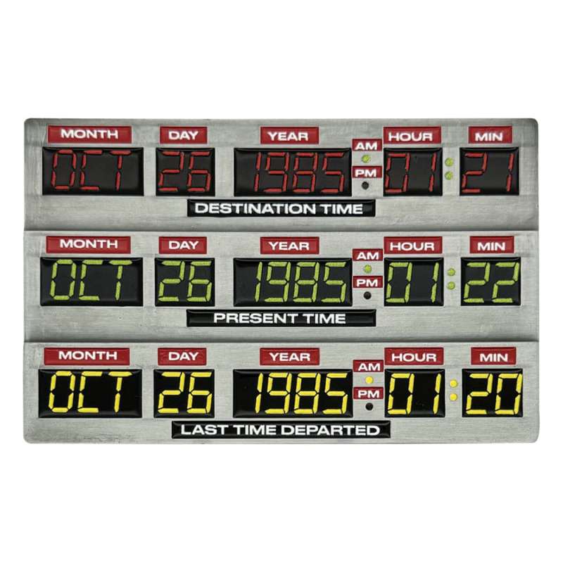 SPOTT-GR Back To The Future - Ρέπλικα 40th Anniversary Time Circuits Limited Edition