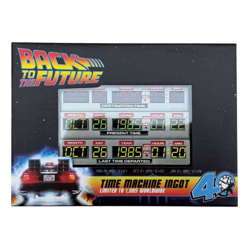 SPOTT-GR Back To The Future - Ρέπλικα 40th Anniversary Time Circuits Limited Edition