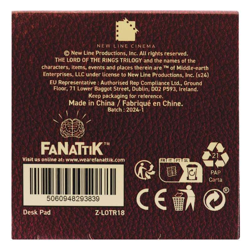 SPOTT-GR Lord of the Rings - Mouse Pad Διαστάσεων 800 x 300 Σετ με Σουβερ σε Πράσινο Χρώμα