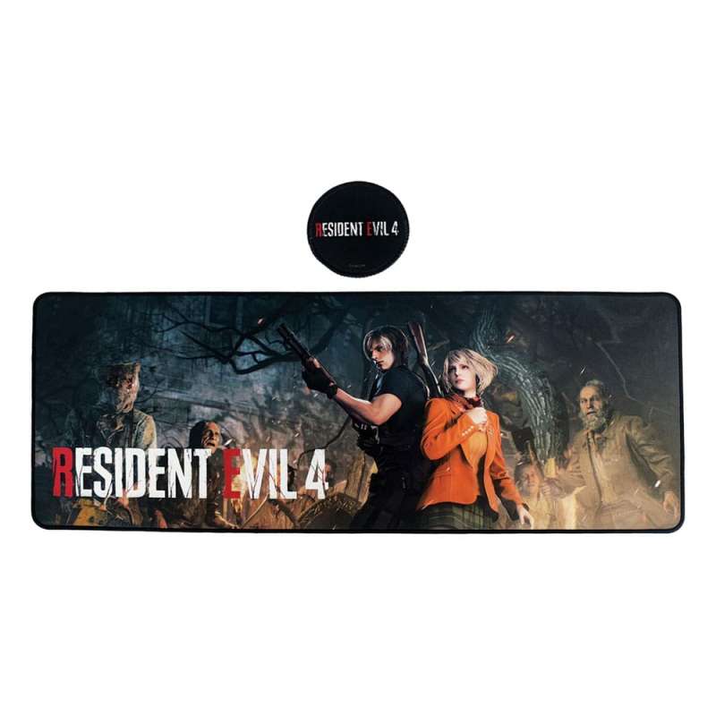 SPOTT-GR Resident Evil 4 - Mouse Pad με Διαστάσεις 800 x 300mm και Σουβέρ Σετ σε Μαύρο Χρώμα