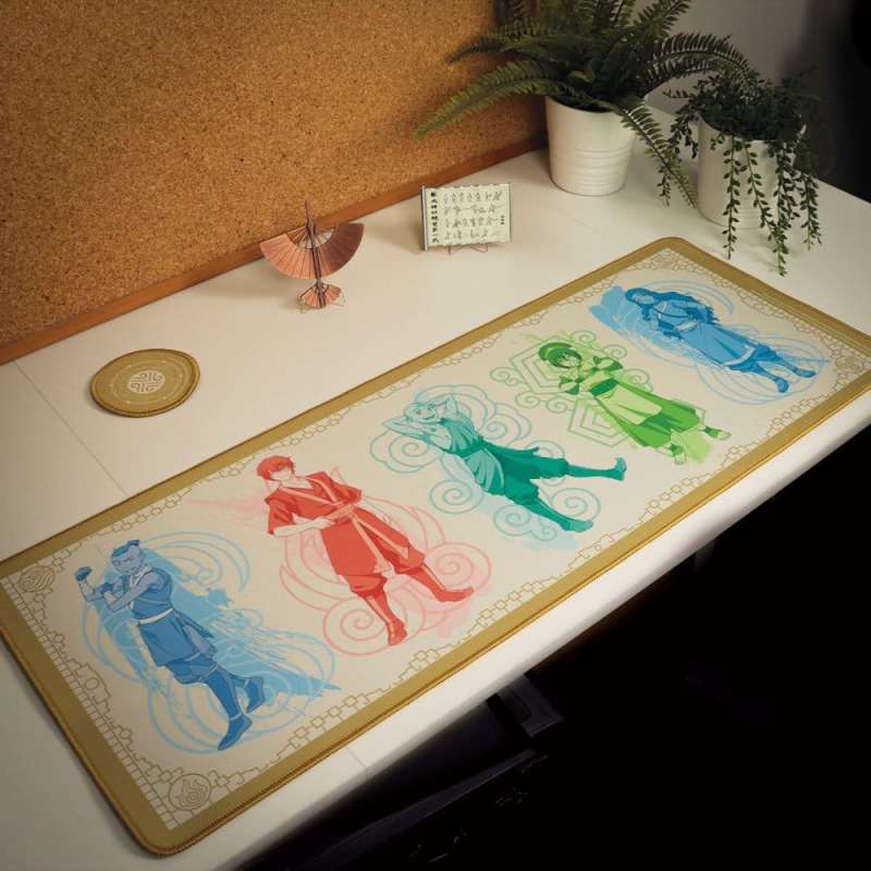 SPOTT-GR Avatar: The Last Airbender - Mouse Pad Elements με Διαστάσεις 800 x 300mm και Σουβέρ Σετ σε Πορτοκαλί Χρώμα