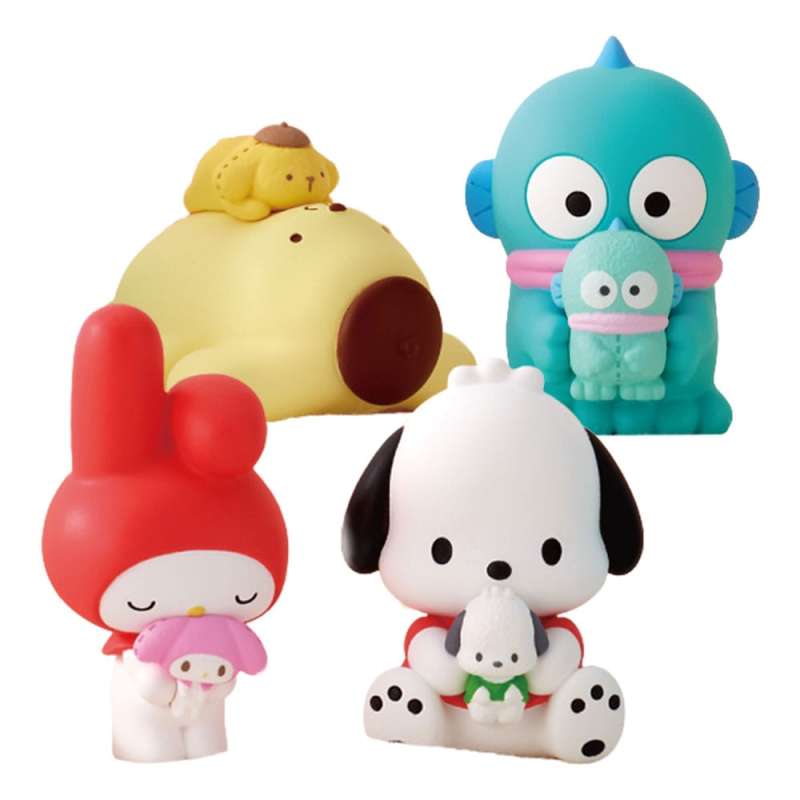 SPOTT-GR Sanrio Twinchees - Μίνι Φιγούρες Hello Kitty & Friends My Cuddly Buddy με Ύψος 5cm Blind Pack Display (Σετ 24 Τεμάχια)