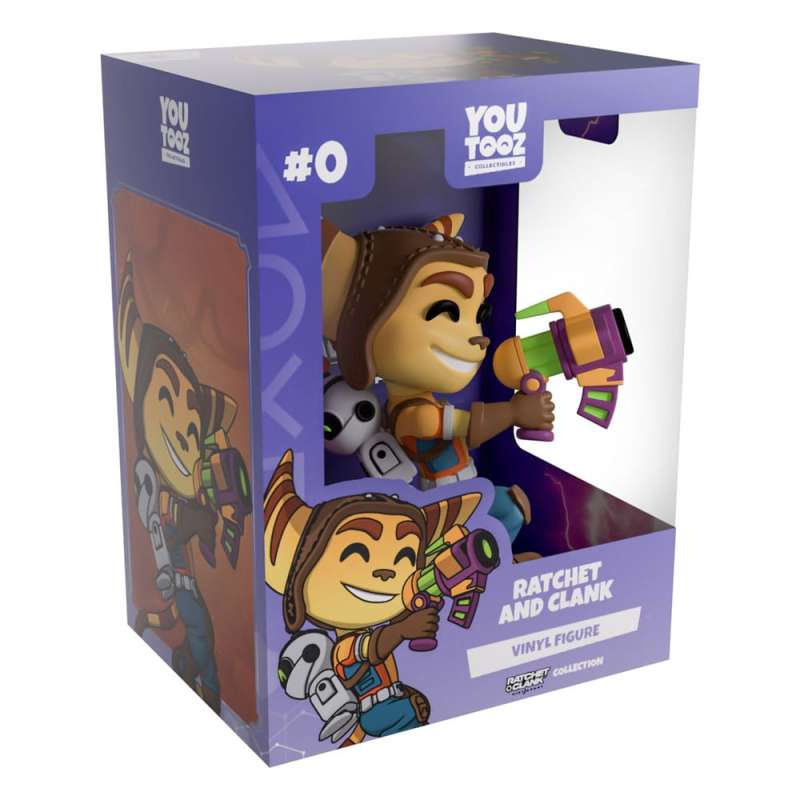 SPOTT-GR Ratchet & Clank - Φιγούρα Βινυλίου Ratchet and Clank με Ύψος 10cm