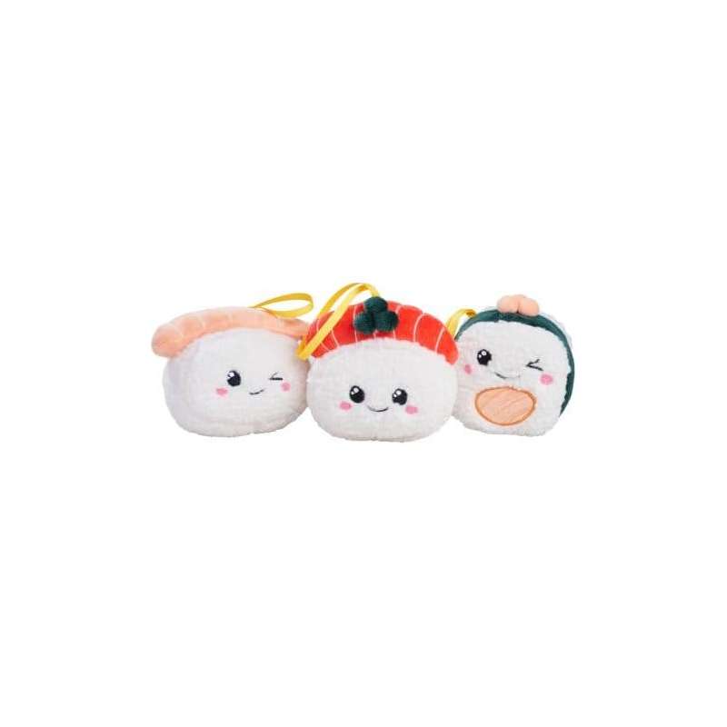 SPOTT-GR Squeezlings Plush Sushi Club - Λούτρινα με Ύψος 12cm (Σετ 3 Τεμάχια)