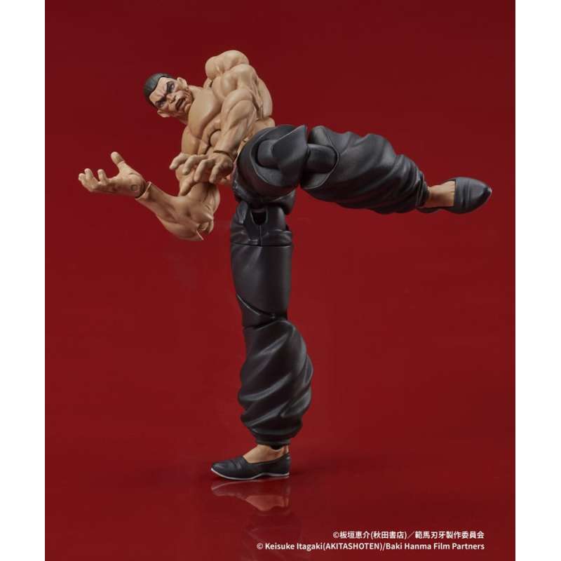 SPOTT-GR Baki Hanma Digaction - Φιγούρα Δράσης Retsu Kaioh με Ύψος 7cm