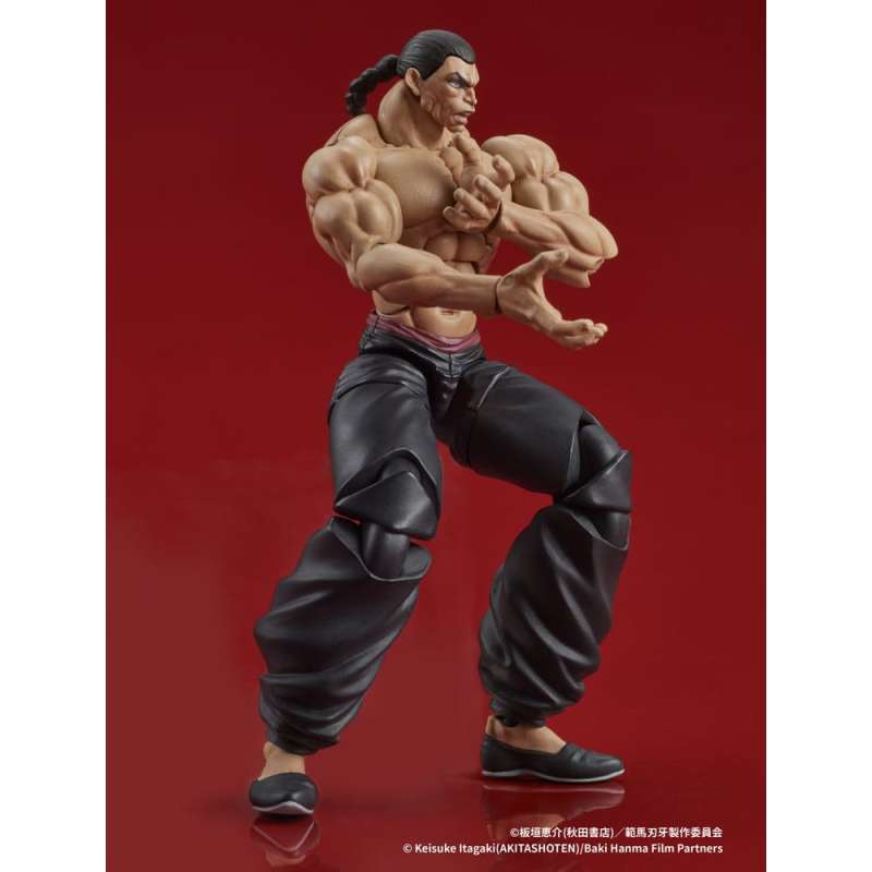 SPOTT-GR Baki Hanma Digaction - Φιγούρα Δράσης Retsu Kaioh με Ύψος 7cm