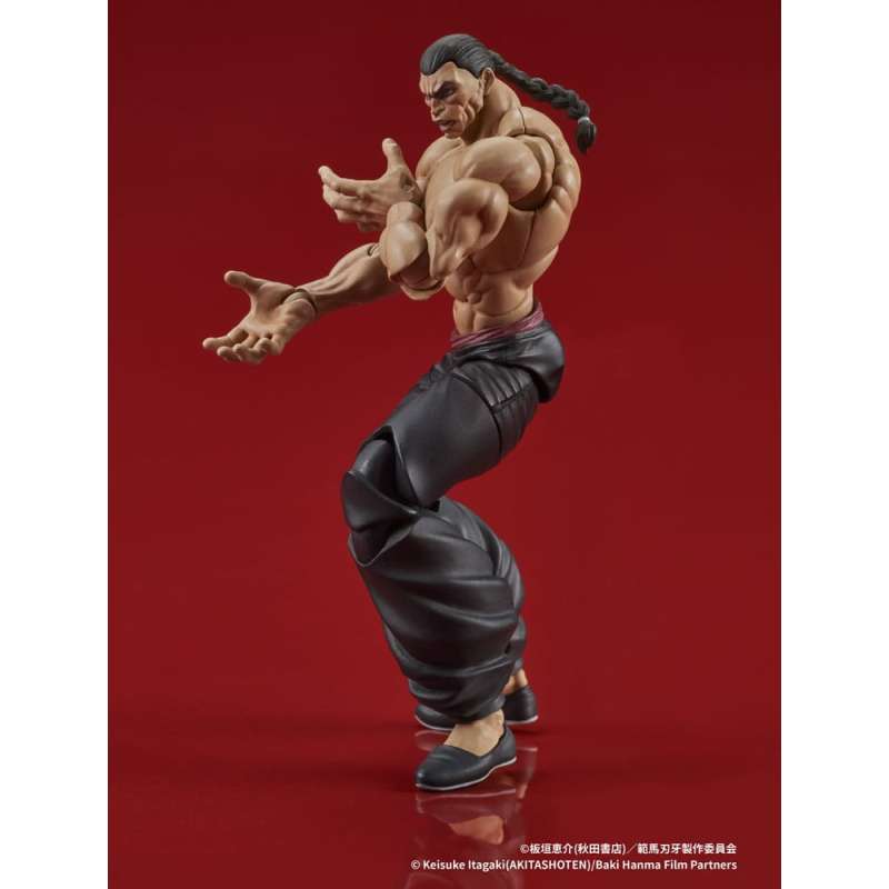 SPOTT-GR Baki Hanma Digaction - Φιγούρα Δράσης Retsu Kaioh με Ύψος 7cm