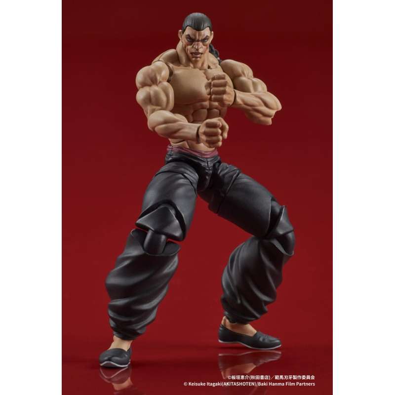 SPOTT-GR Baki Hanma Digaction - Φιγούρα Δράσης Retsu Kaioh με Ύψος 7cm
