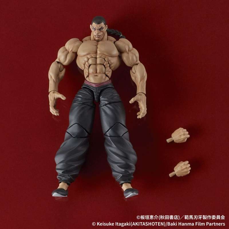 SPOTT-GR Baki Hanma Digaction - Φιγούρα Δράσης Retsu Kaioh με Ύψος 7cm